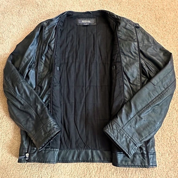 Men’s Kenneth Cole Leather Jacket - Picture 4 of 8